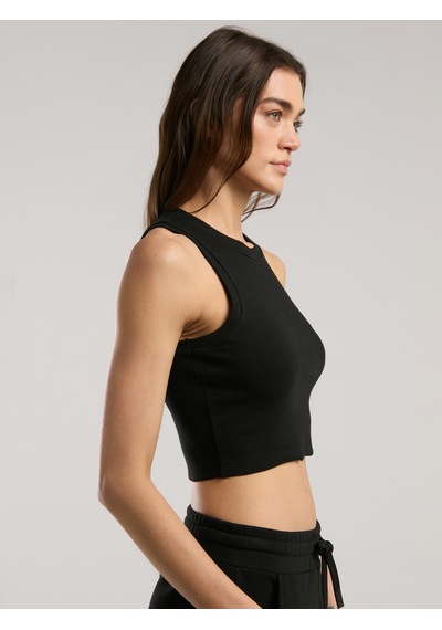 Everlast Ever Relaxed Rib Siyah Kadın Thick-strapped Atlet Siyah
