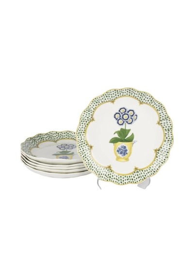Costa Verde 6lı Tatlı Tabağı 19cm-7865 Çok Renkli