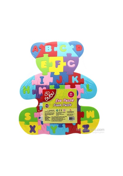 Eva Puzzle Ayı Harfler Çocuk Yapboz Oyuncak Sağlığa Zararsız