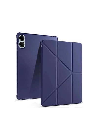 Xiaomi Redmi Pad Pro 12.1 Kılıf Kalemlikli Mars Tablet Kılıfı - Lacivert Tablet Kılıfı