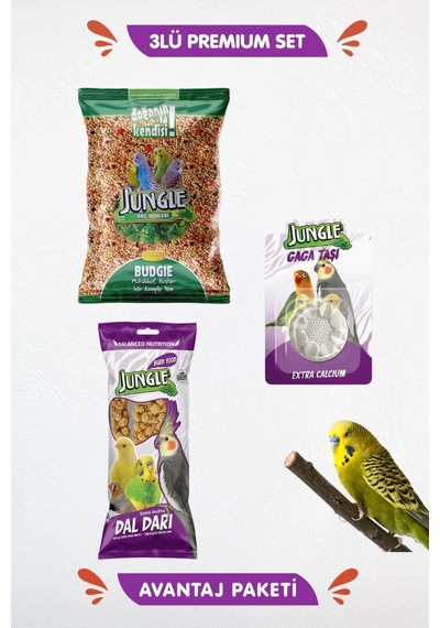Jungle Kuş 3 Lü Set