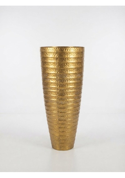 Metal Dekoratif Vazo Büyük Boy 122 X 50 Cm Altın