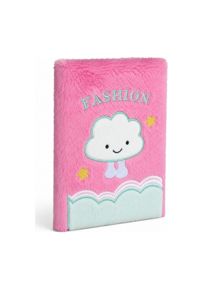 14x20 Cm Peluş Hatıra Günlük Anı Defteri 80 Yaprak Çizgili 39 Çok Renkli