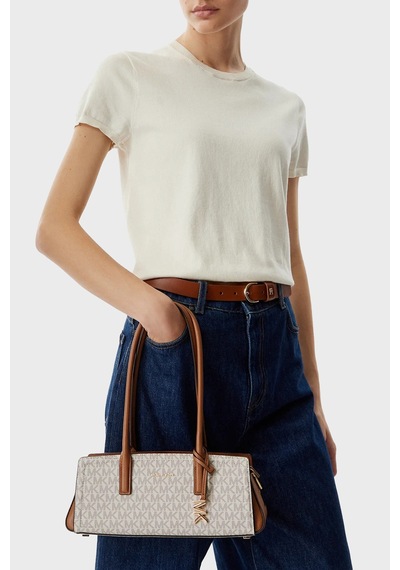 Michael Kors Logolu Omuz Askılı Çanta 30t6g9ıt0b149 Kadın Çanta 30t6g9ıt0b 149 Ekru