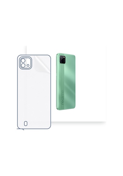 Schitec Realme C11 2021 Uyumlu Arka Yüzey Hidrojel Koruyucu Film