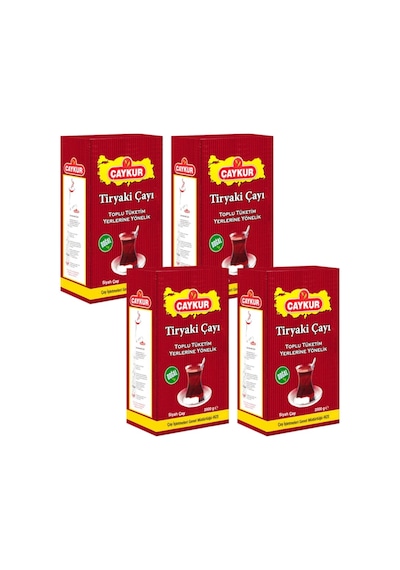 Çaykur Tiryaki EDT Siyah Dökme Çay 4 x 2 KG