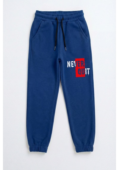 Fyk Kids 5'li Baskı Detaylı Beli Lastikli Erkek Çocuk Jogger Eşofman Altı Kırmızı-haki-füme-indigo-lacivert