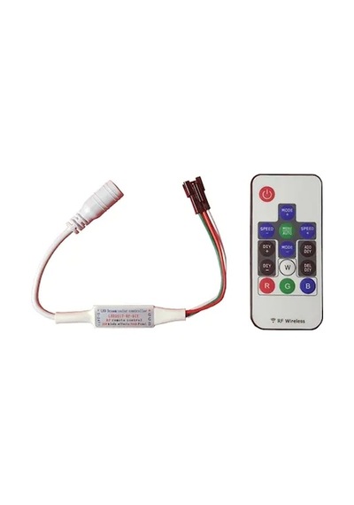 Hazarled 5 - 24V Pixel Kontrol Cihazı RF Kumandalı Magic Led WS2811- WS2812