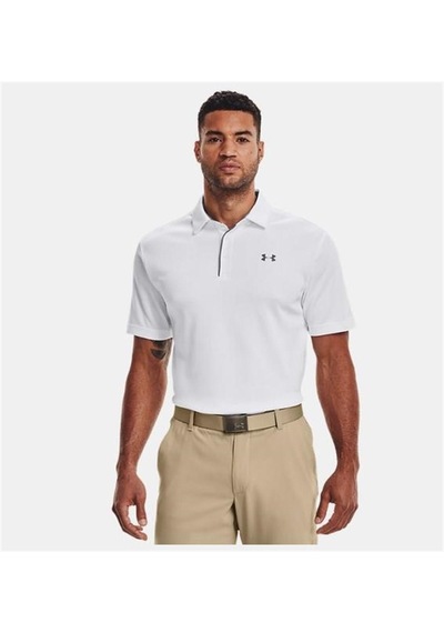 Under Armour Tech Polo Erkek T-Shirt-26049 - Beyaz
