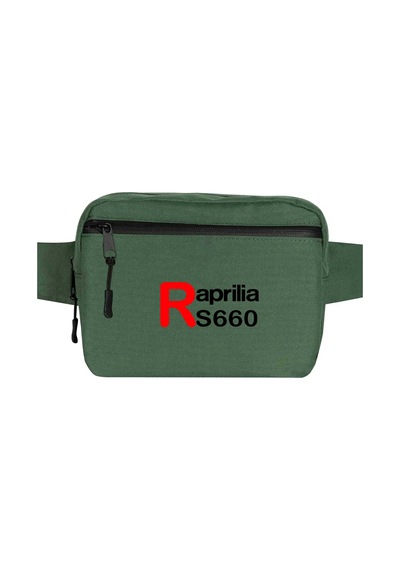 Aprilia Rs660 Text Logo Yeşil Bel Çantası