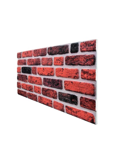 5 Adet X Tuğla Desenli 3D Strafor Köpük Duvar Kaplama Paneli (446785646)