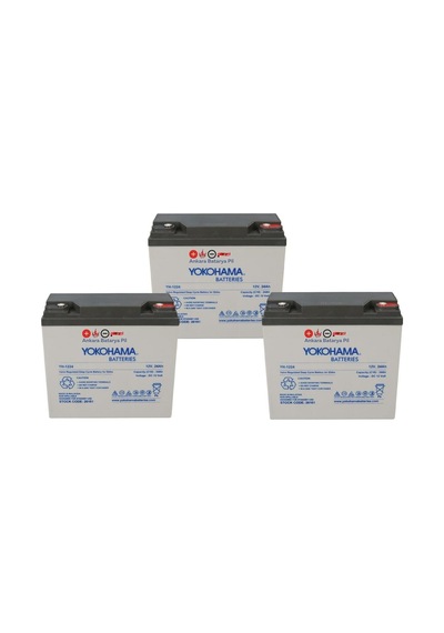 12v 24ah Motosiklet Aküsü 3 Lü Set 2025 Malezya Üretimi-121661