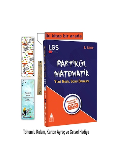 8. Sınıf Lgs Partikül Matematik Efso Ve Yeni Nesil Soru Bankası 2 Kitap Birarada