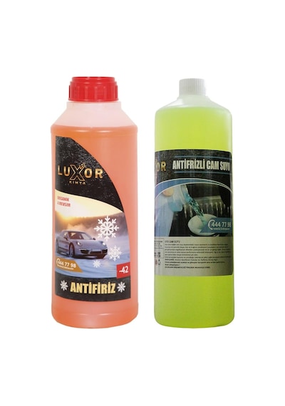 Tr 2'li Set, -22 C Antifrizli Cam Suyu 1 Lt, -42 C Turuncu Antifriz 1,5 Lt Lkcsta2s Genel