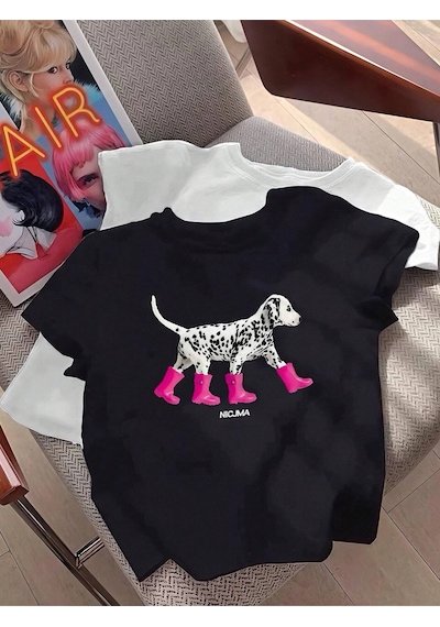 Noıssey Urban Pop Graphic Kadın Tişört Koleksiyonukod 5221 Siyah2