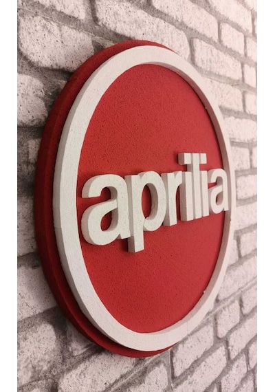 Aprilia Logo 50x50 Aprilia Motor Logosu 3d Aprilia Logo Strafor Logo 50 x 50