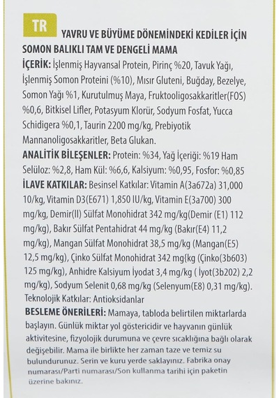 Somonlu Yavru Kedi Maması 1,5kg