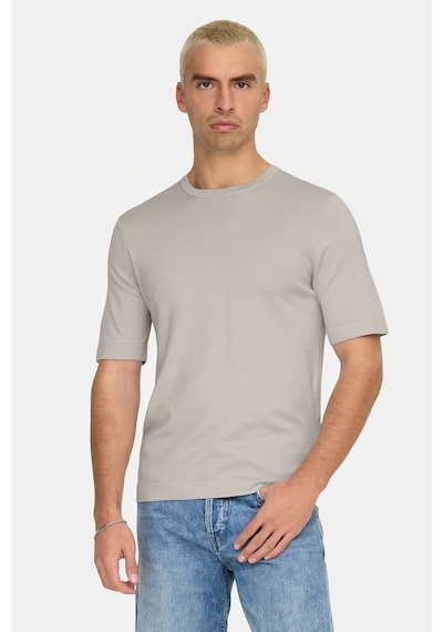 Only & Sons Erkek T Shirt 22022928 Açık Bej Açık Bej
