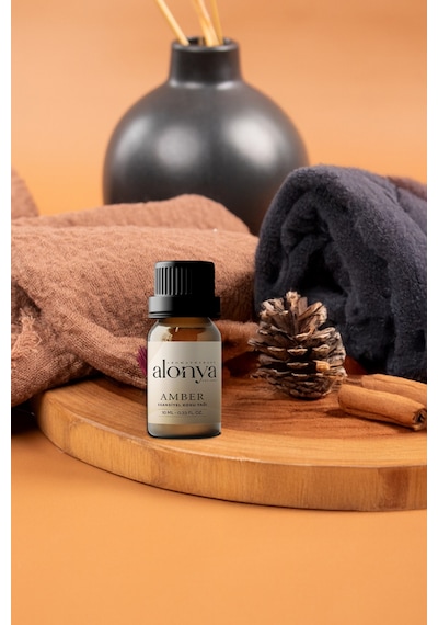 Amber Esansiyel Uçucu Koku Yağı Buhurdanlık Esansı Oda Kokusu Ve Aromaterapi Yağı 10 Ml Amber