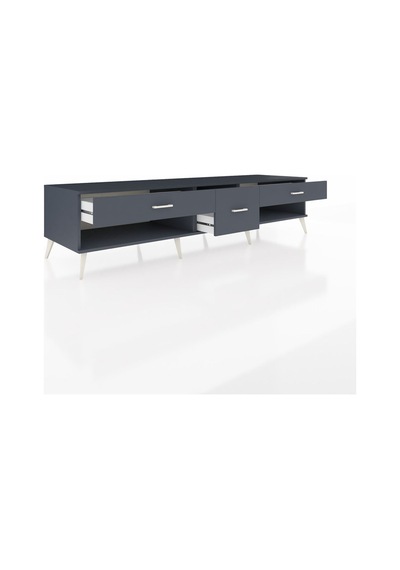 Kronos Tv Ünitesi 3 Çekmeceli 220x59x51 Antrasit-antrasit Antrasıt/antrasıt - Antrasıt Kronos Tv Ünitesi 3 Çekmeceli 220x59x51 Antrasit-antrasit Antrasıt/antrasıt - Antrasıt
