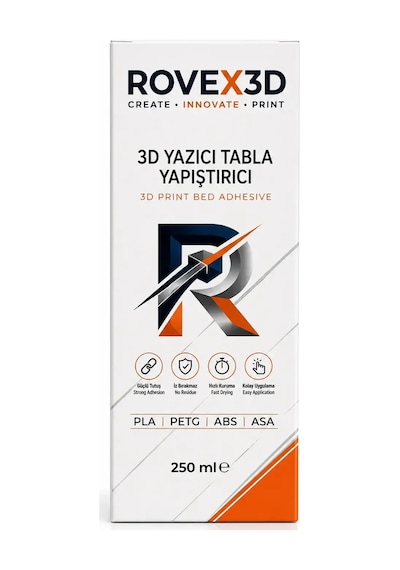 Rovex3d 3d Yazıcı Tabla Yapıştırıcısı 250 Ml