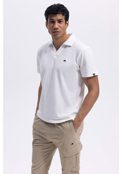 Ellesse Erkek Polo Yaka T Shirt Em146-1-of Beyaz Beyaz