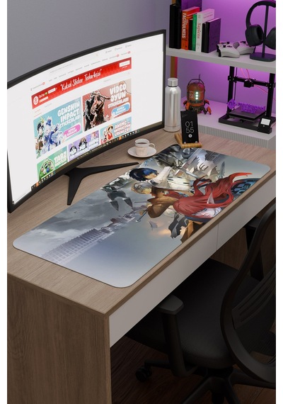 Metaphor: Refantazio Dikişli Kauçuk Oyuncu Mousepad V1 - 90x40 Xxl Gaming Mouse Pad