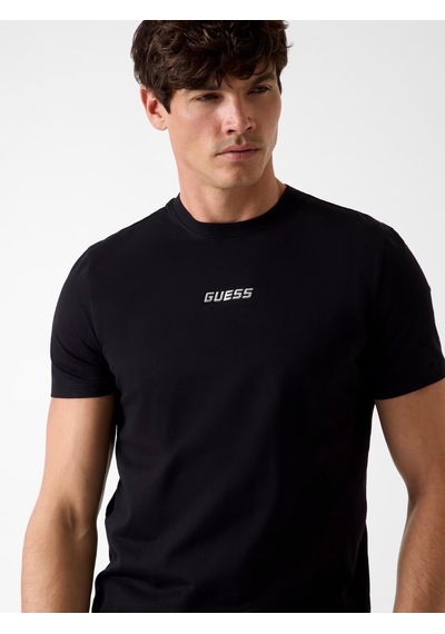 Guess Z6gı06k2847 Ambrogio Cn Ss Erkek Tişört Siyah