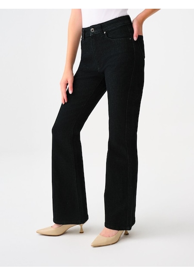 LOFT Flare Slim Fit Kadın Pantolon Lf2037918 Q1.v1 Denim