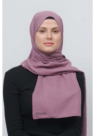 Altobeh Caz Pamuk Tesettür Kadın Şal - Koyu Pembe