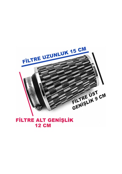 Hks 63mm Dar Huni Tip Açık Hava Filtresi-performans Açık Hava Filtresi