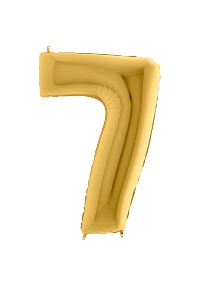 Gold Folyo Balon 7 Rakamı 40 CM