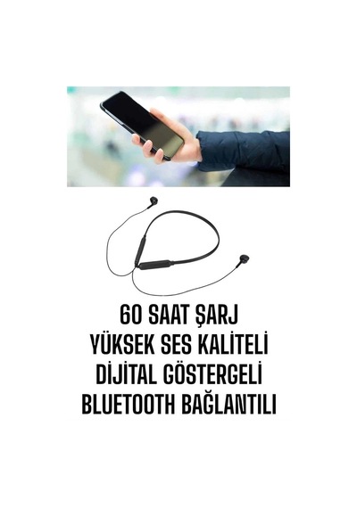Mikrofonlu Kablolu Bluetooth Kulaklık Yeni Nesil Yüksek Ses Kaliteli Diğer