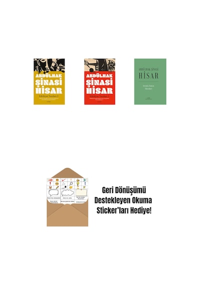 Edebiyat Yazıları 2 + Edebiyat Yazıları - 1 + Geçmiş Zaman Fıkraları Ciltli + Okuma Sticker'ları