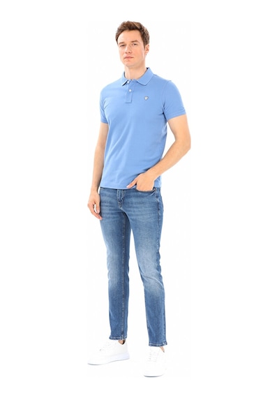 Lufian Erkek Laon Spor Polo Yaka T-Shirt 627111040091 Mavi