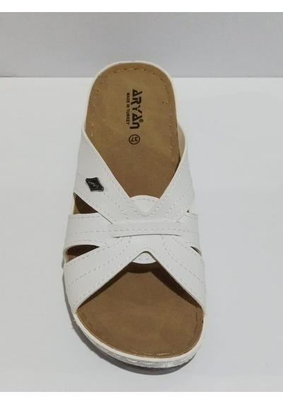 Aryan 37-953 Anatomic Kadın Dolgu Topuk Terlik Siyah