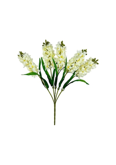 Yapay Çiçek Sümbül Demeti Beyaz 55 40cm 1.kalite