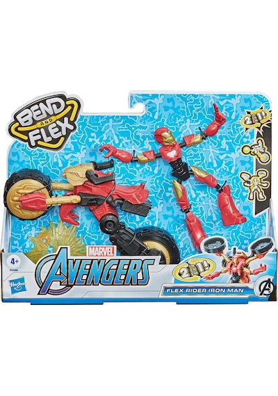 Avengers Bend & Flex Iron Man ve Motosikleti