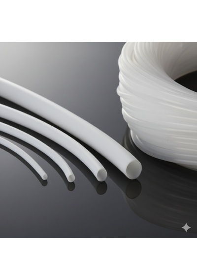 Dyzer Ptfe Teflon Hortum 1x2 1 Metre İç Çap:1 Mm Dış Çap: 2 Mm