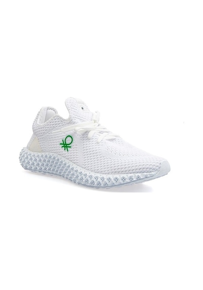 Benetton | Bn-30008 - 3570 Beyaz - Erkek Spor Ayakakbı (489961823) Beyaz