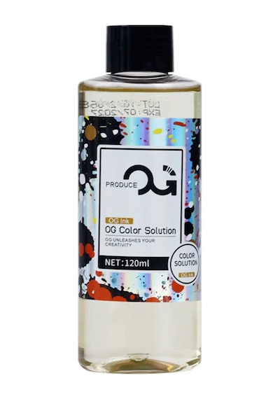 Og Produce Color Mixing Solution 120ml Dövme Boyası Karıştırma Ve Seyreltme Solüsyonu