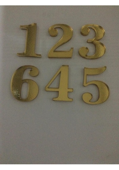 Gendec 5 Cm Altın Sarı No:123456