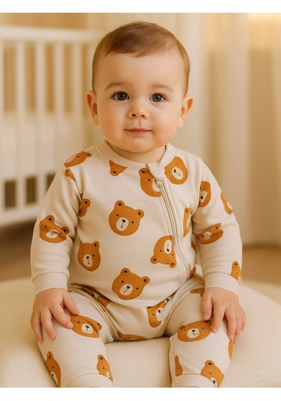 Civil Baby Ayıcık Empirme 30 Gr Uyku Tulumu Taş