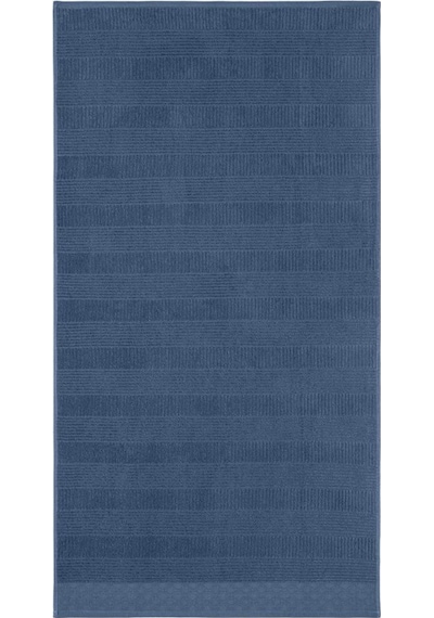 Pamuk Tekli Havlu Jakarlı Karna Home Ruma - 70 X 140 İndigo