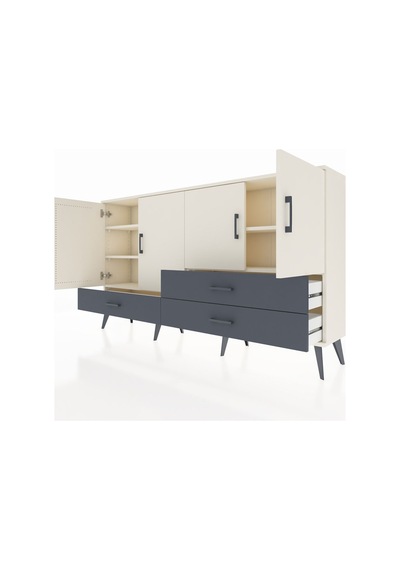 Arges Konsol 5 Raflı 3 Çekmeceli 4 Kapaklı 176x30x99 Aytaşı-aytaş Aytaşı-aytaşı/antrasit Arges Konsol 5 Raflı 3 Çekmeceli 4 Kapaklı 176x30x99 Aytaşı-aytaş Aytaşı-aytaşı/antrasit