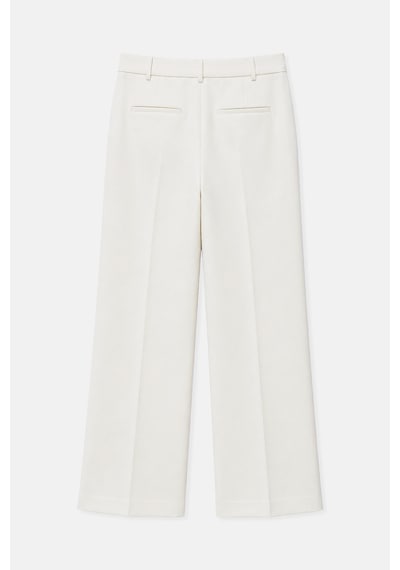 Kadın Ekru Slim Fit Basic Pantolon
