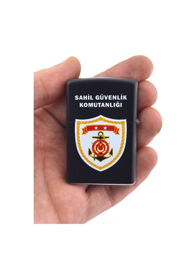 Sahil Güvelik Komutanlığı Baskılı Çakmak Koyu Renk