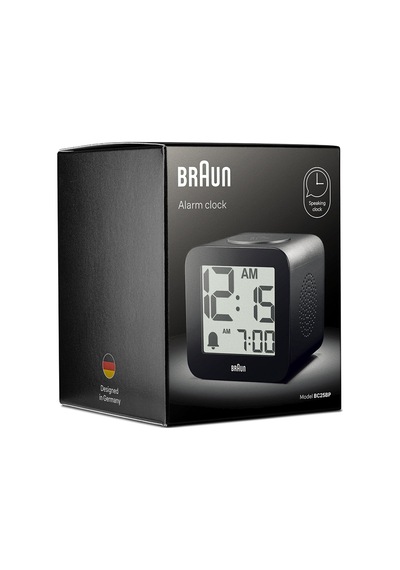 Braun Bc25bp Siyah Tıme Speakıng Dijital Alarmlı Masa Saati Brn.bc25bp