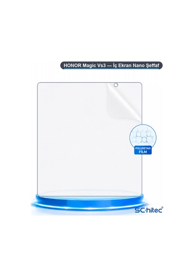 Schitec Honor Magic Vs3 İç Ekran Şeffaf Nano Hidrojel Koruyucu