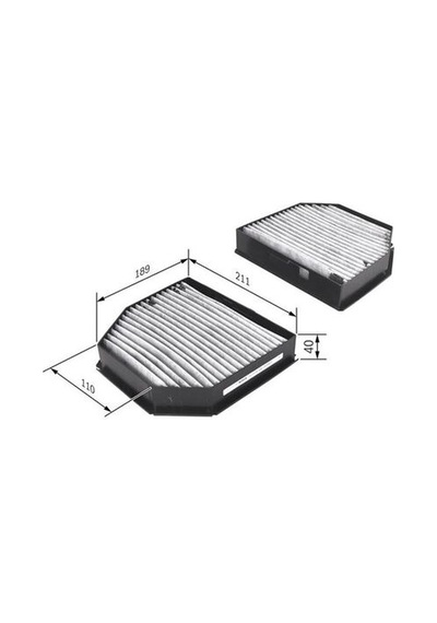 Bosch 1987435508 Polen Filtresi Karbonlu W461 03 W463 15 R230 01 12 R199 04 2308300418